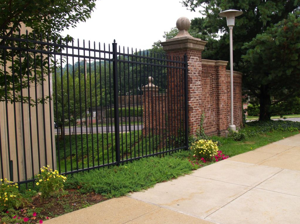 this image shows metal fencing in Rancho Cordova, California